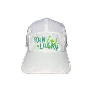 NWT Brooks ‘’Run Lucky’’ Running OSFA White Lightweight Hat